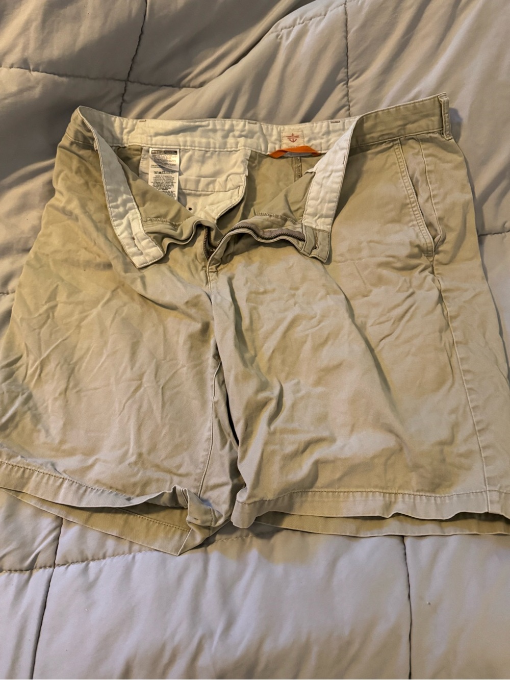 Dockers Khaki Flat Front Men’s Shorts